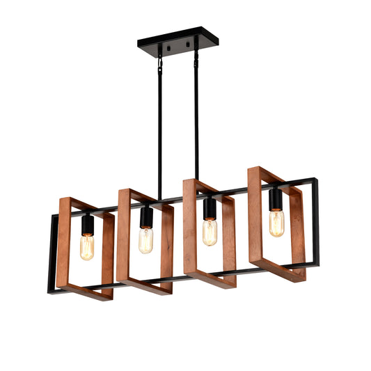Bartholomew Industrial Rectangular Chandelier