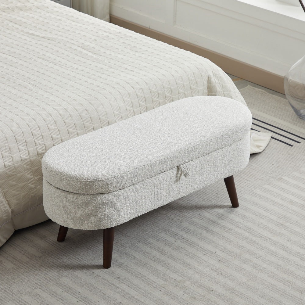 Napa Modern Basics Upholstered Storage Ottoman