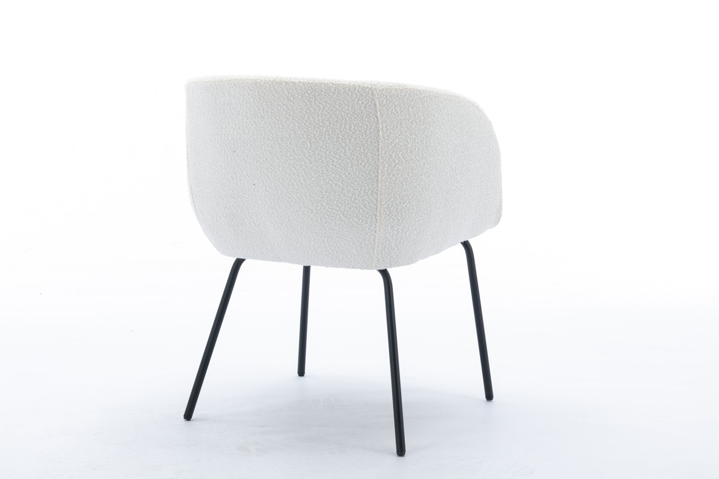 Emery Modern Boucle Fabric Dining Chair