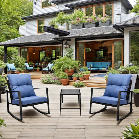 Oakridge Modern Outdoor Rocking Set