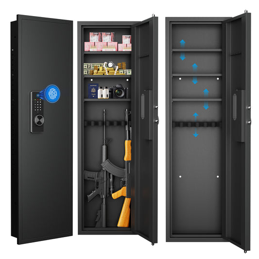 Napa Modern Fingerprint Wall Gun Safe