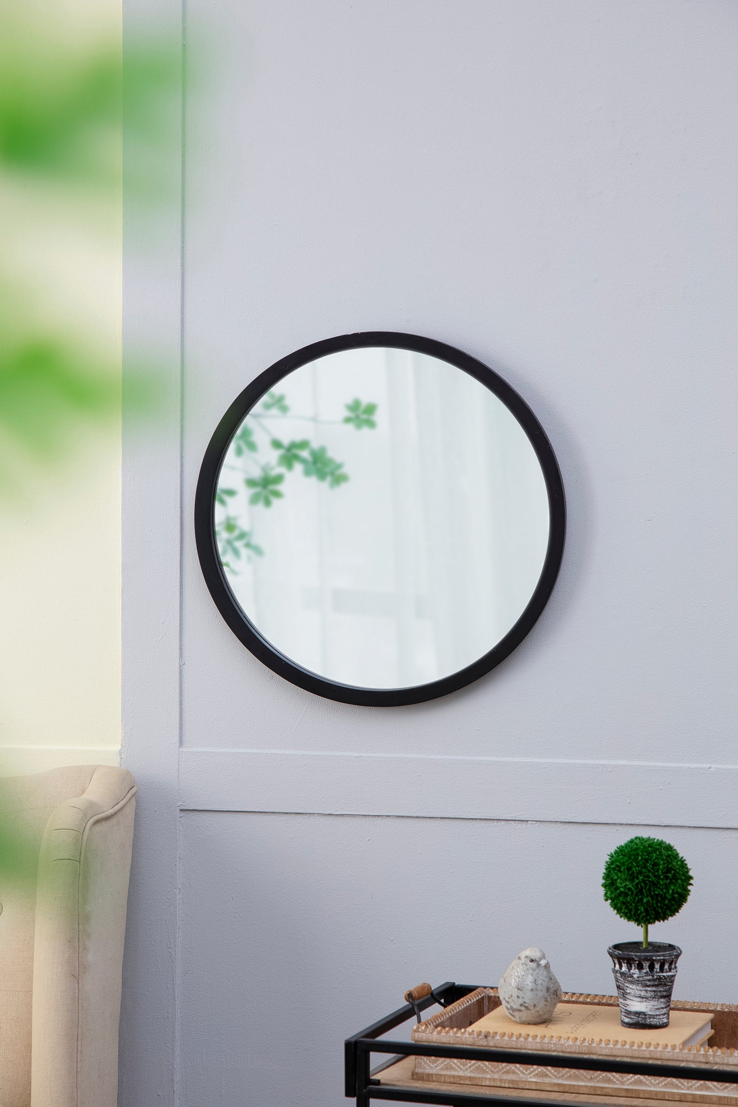 Healdsburg Traditional Circle Wall Mirror