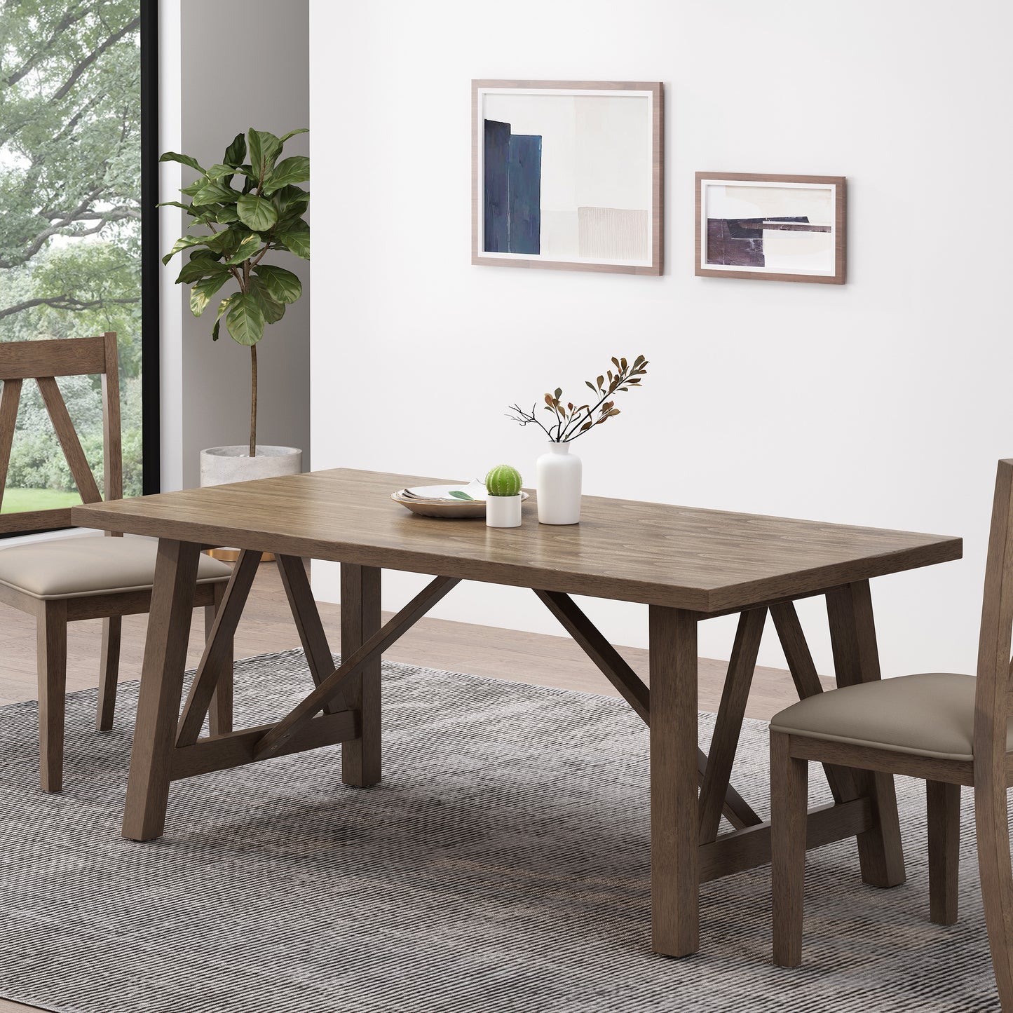 Lula Craftsman Elegant Dining Table