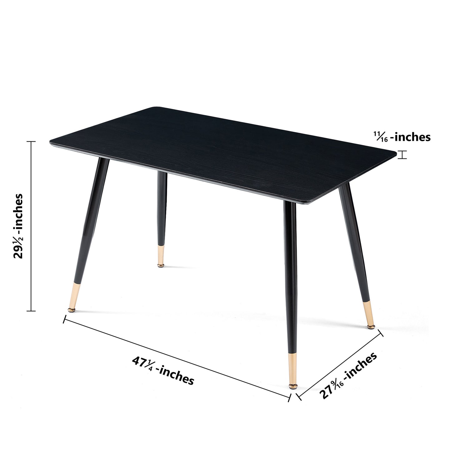 Kingsly Modern Velvet Dining Table