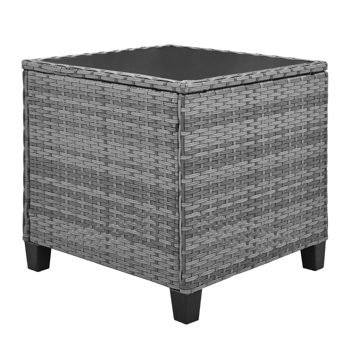 Warmsprings Contemporary U Style Rattan Patio Set