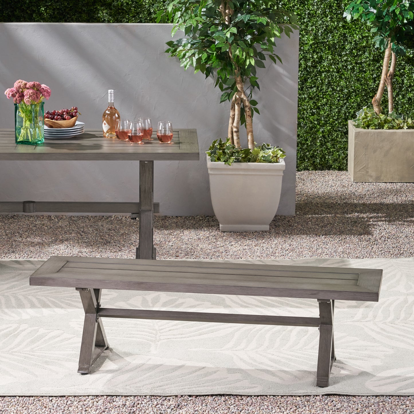 Centerville Modern Classic Velvet Dining Bench