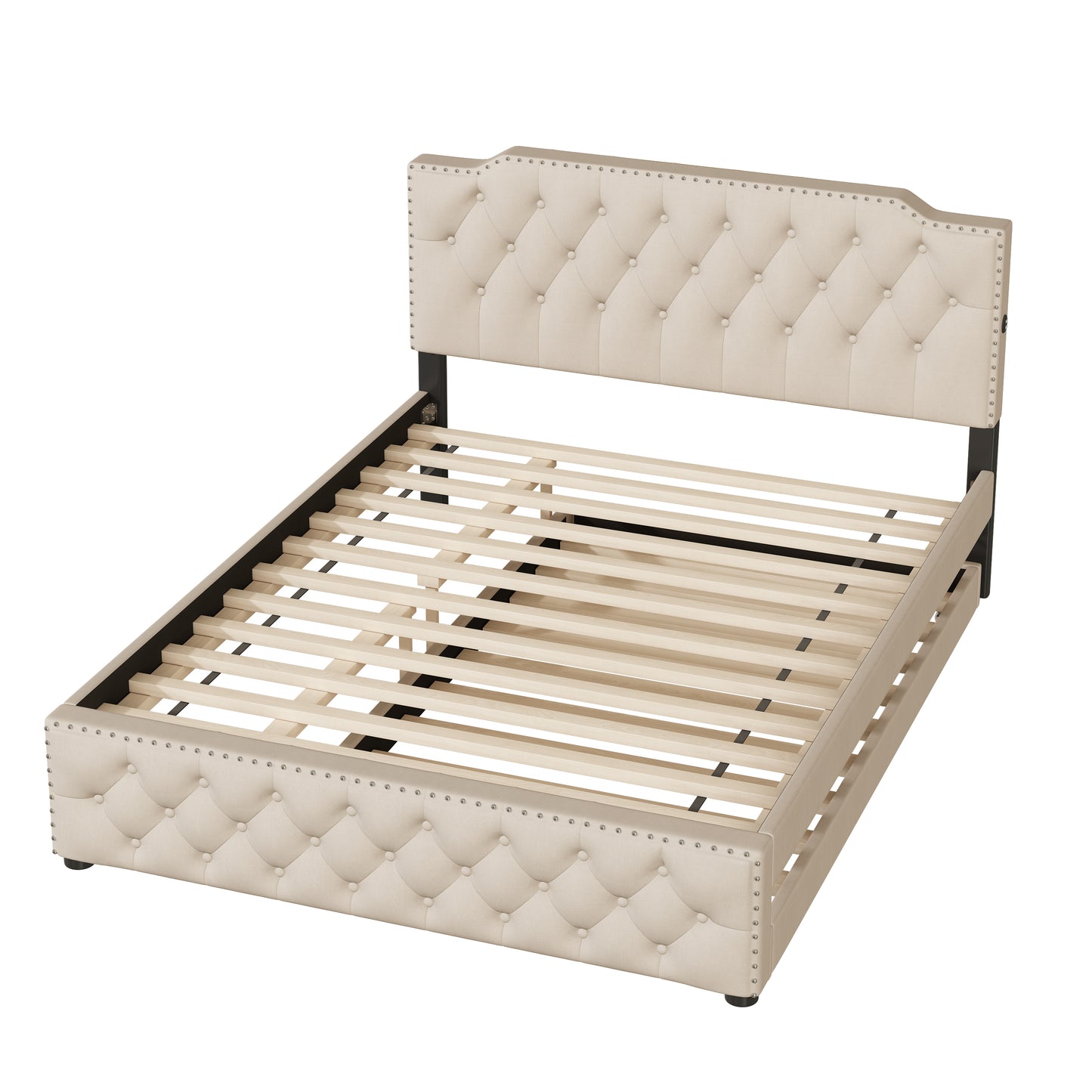 Cleo Contemporary Platform Bed