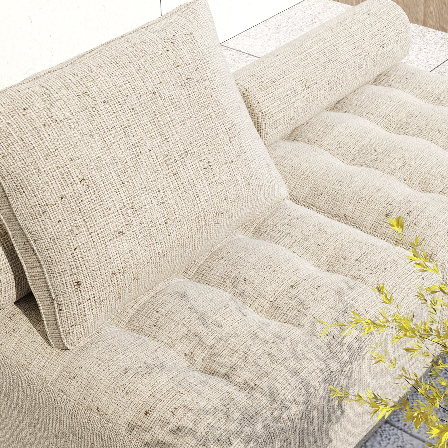 Justo Modern Aluminum Outdoor Sofa