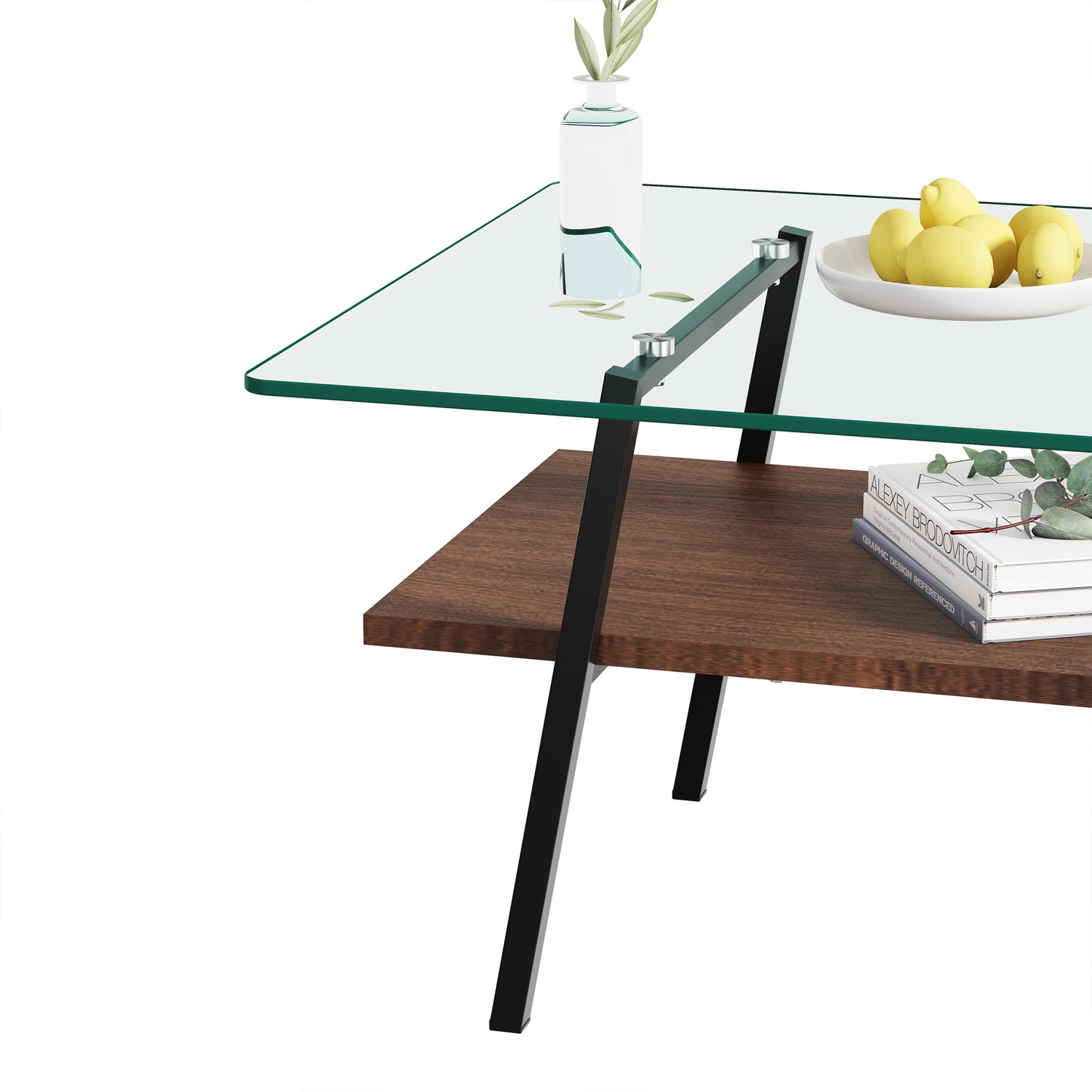 Lula Modern Glass Coffee Table