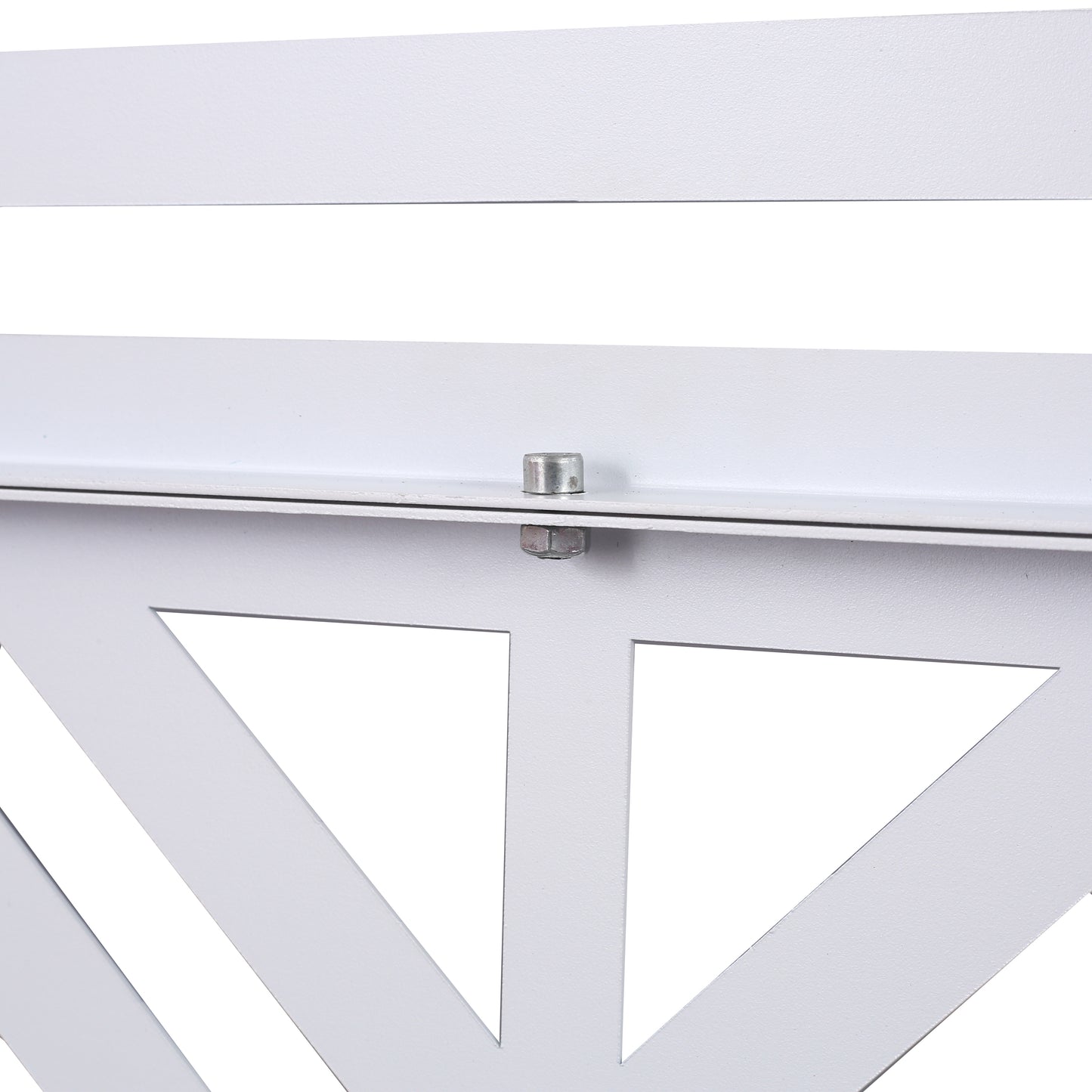 Marcel Industrial Freestanding Metal Privacy Panel