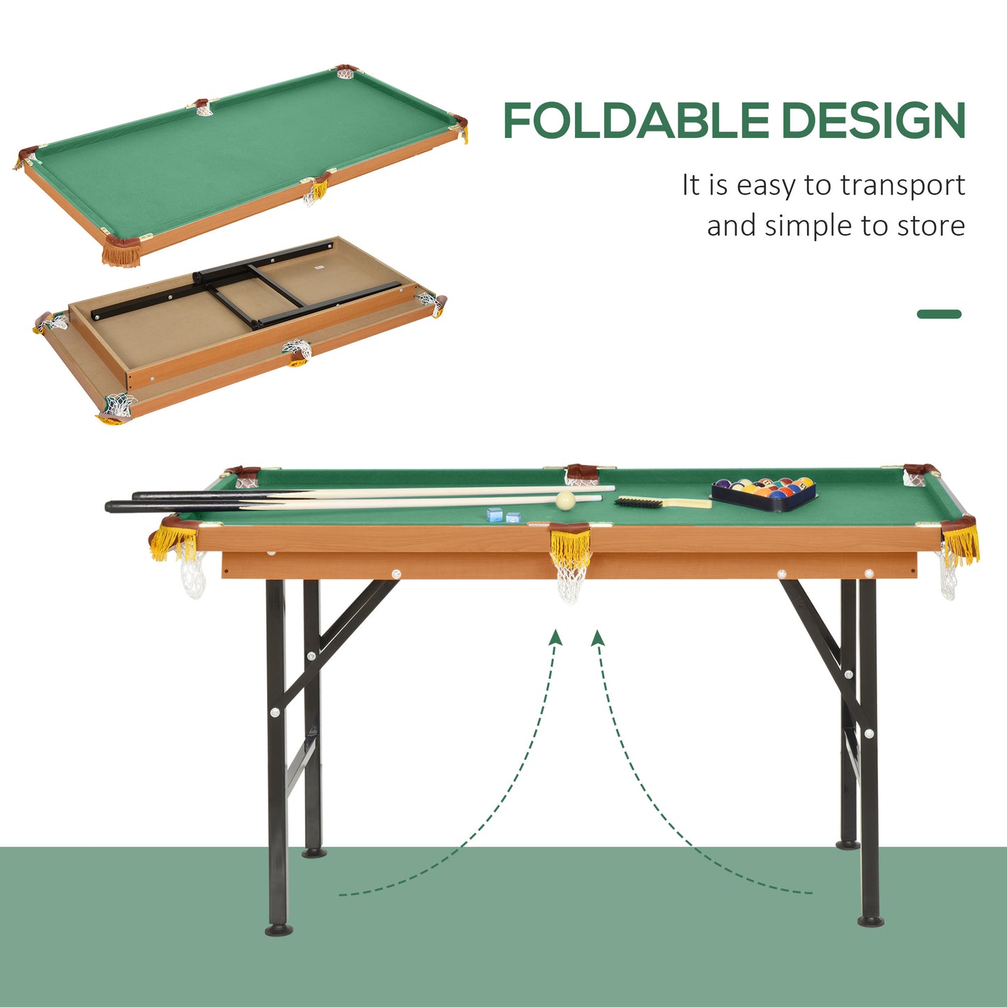 Fremont Traditional Velvet Classic Pool Table