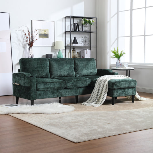 Amity Contemporary United Chenille Sofa Set