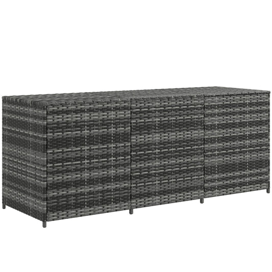 Fremont Contemporary Outsunny Wicker Deck Box