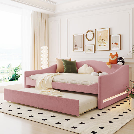 Calista Contemporary Teddy Fleece Daybed