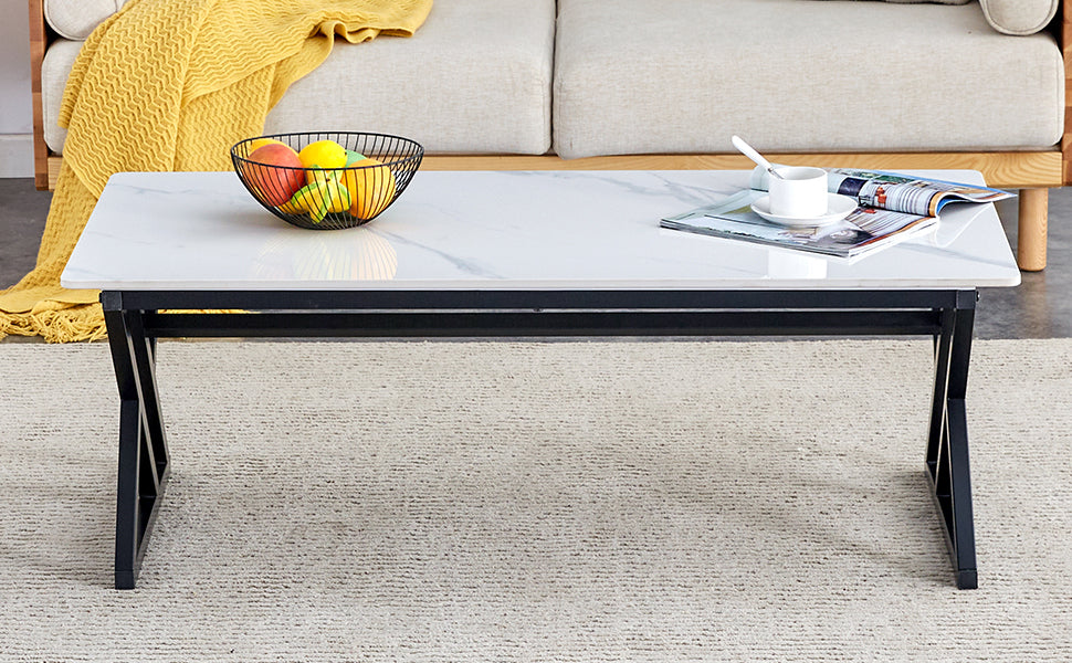 Lazzareschi Modern Monarch Rock Coffee Table