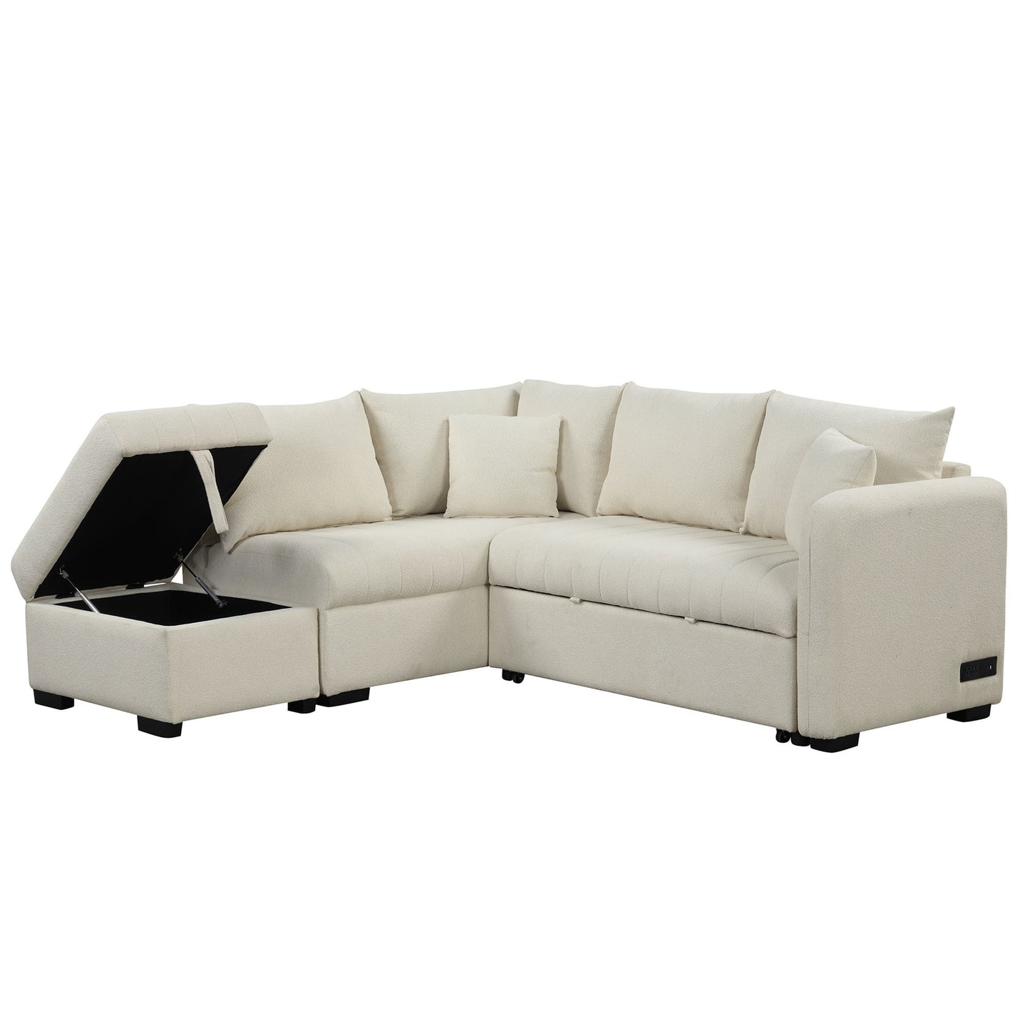 Justo Contemporary Upholstered Sofa Bed