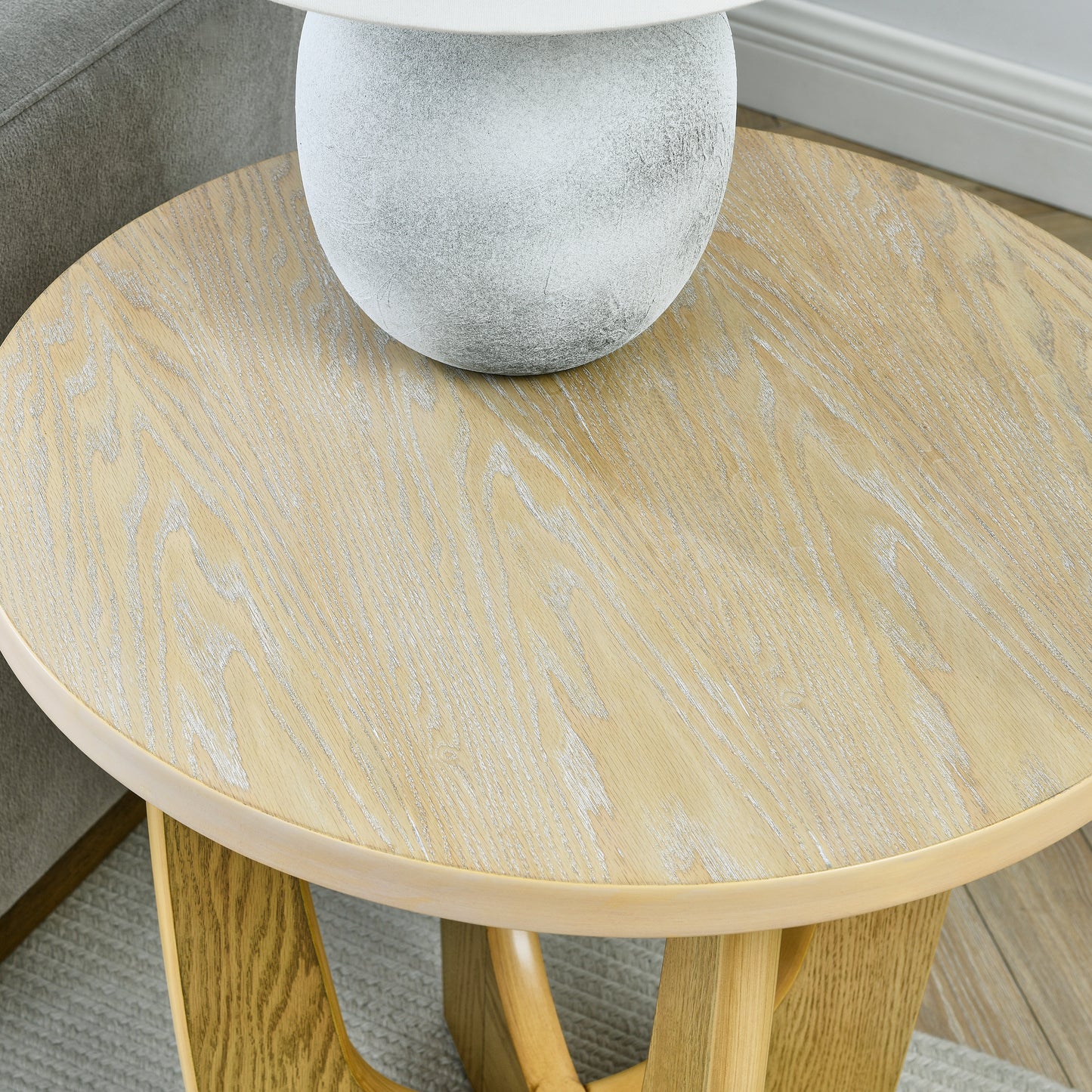 Marcel Craftsman Oak Round Table