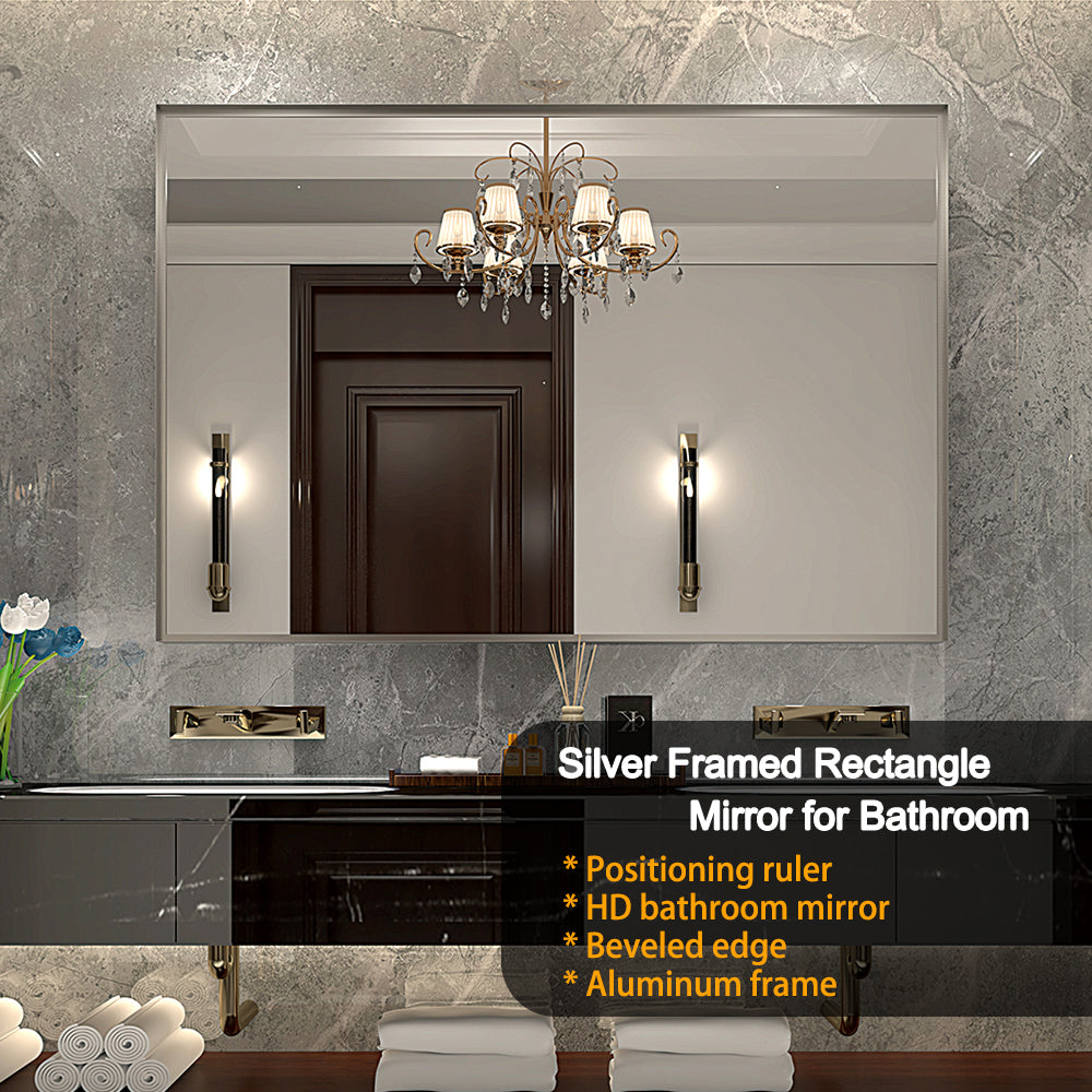 Irvington Modern Beveled Wall Mirror