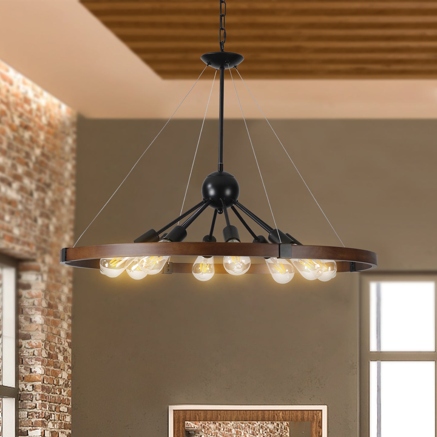 Healdsburg Industrial Retro Chandelier