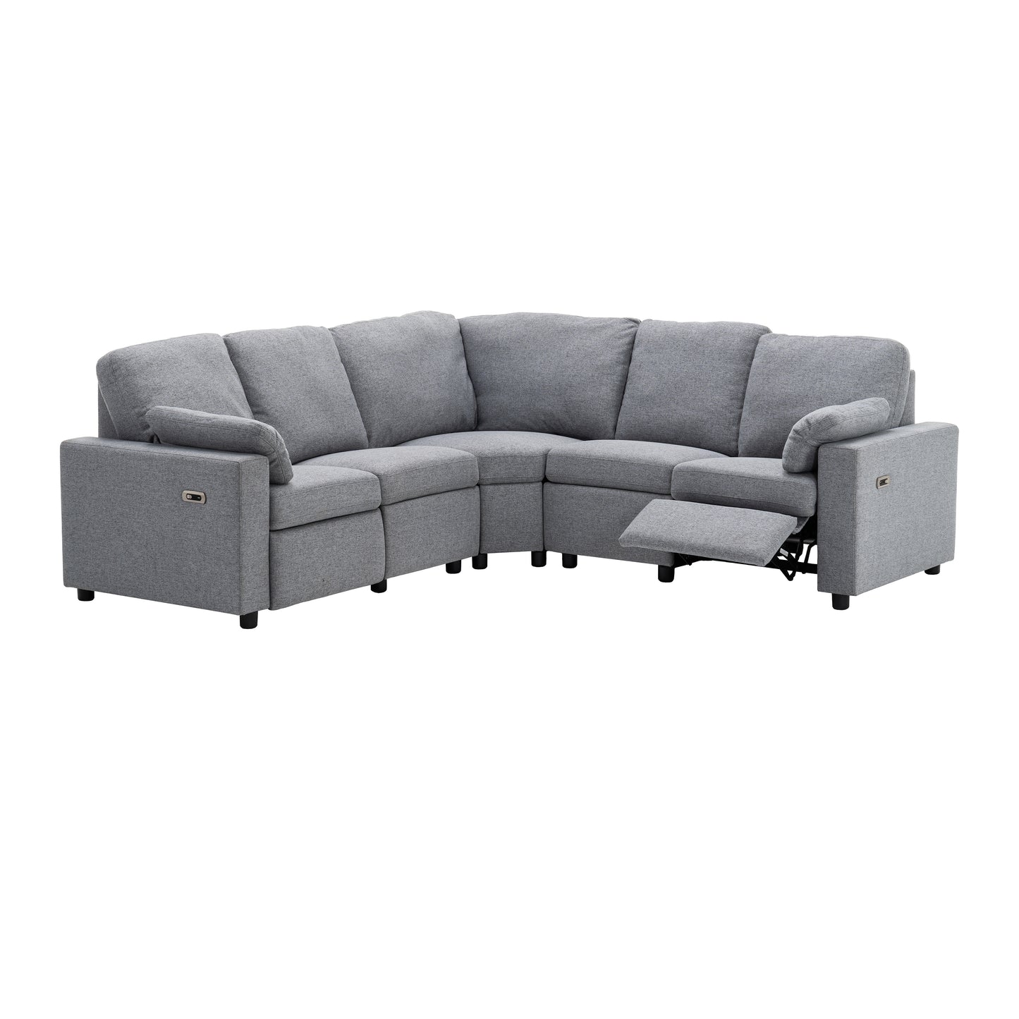 Calista Modern Reclining Theater Sectional