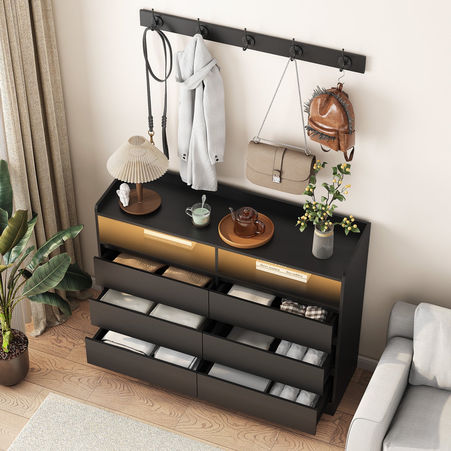 Healdsburg Modern Living Room Storage Cabinet