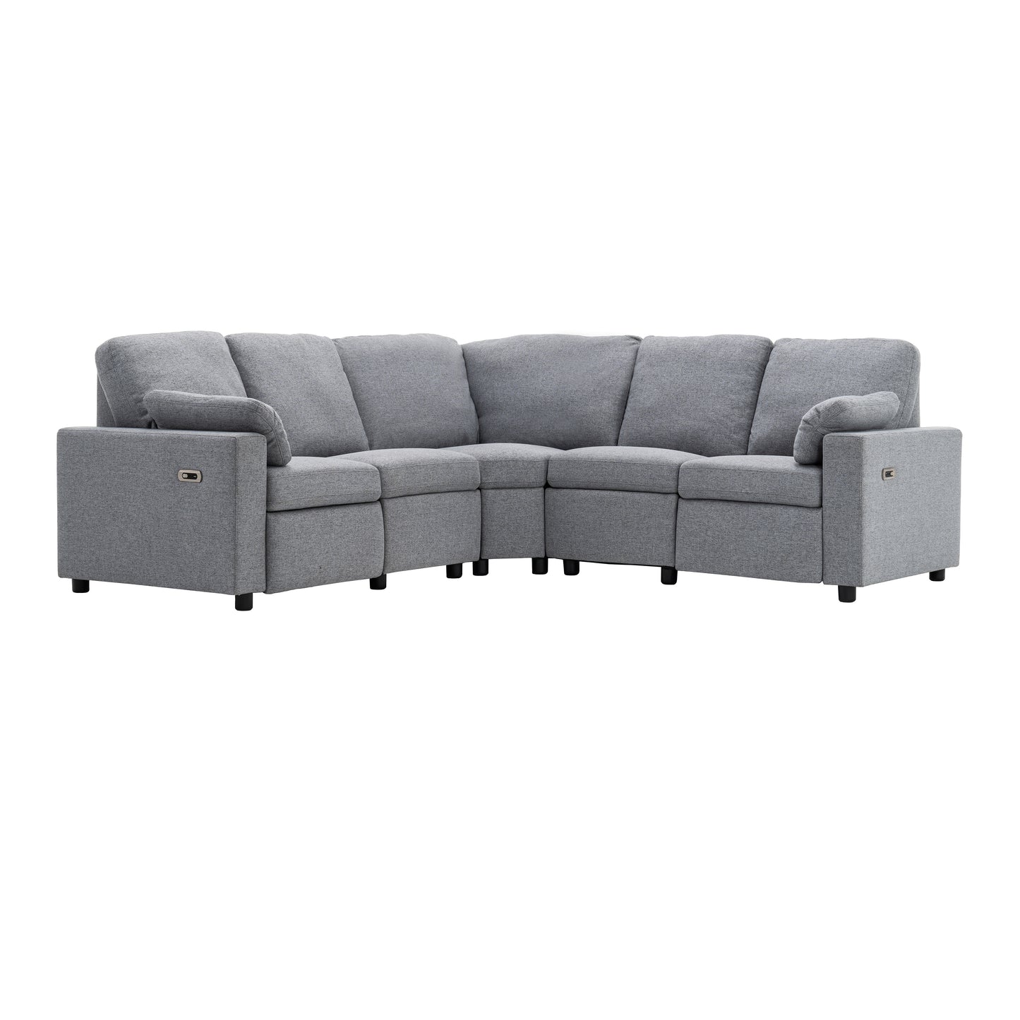 Calista Modern Reclining Theater Sectional