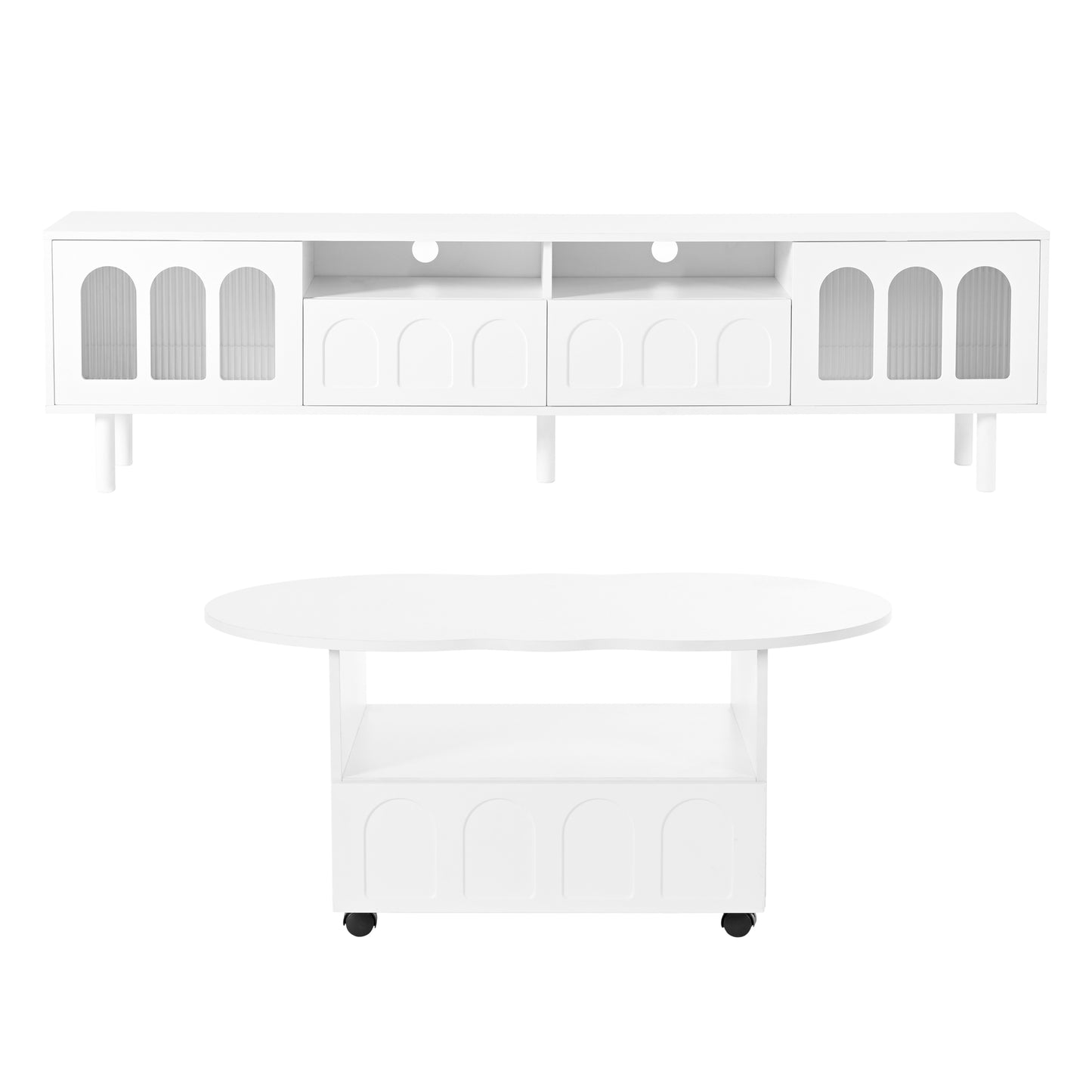 Silverleaf Contemporary ON-TREND LED TV Stand