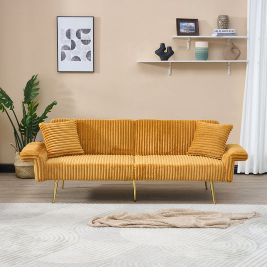 Fremont Contemporary Corduroy Foldable Sofa