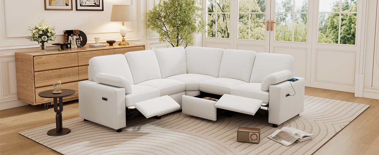 Niles Modern Power Recliner Sectional