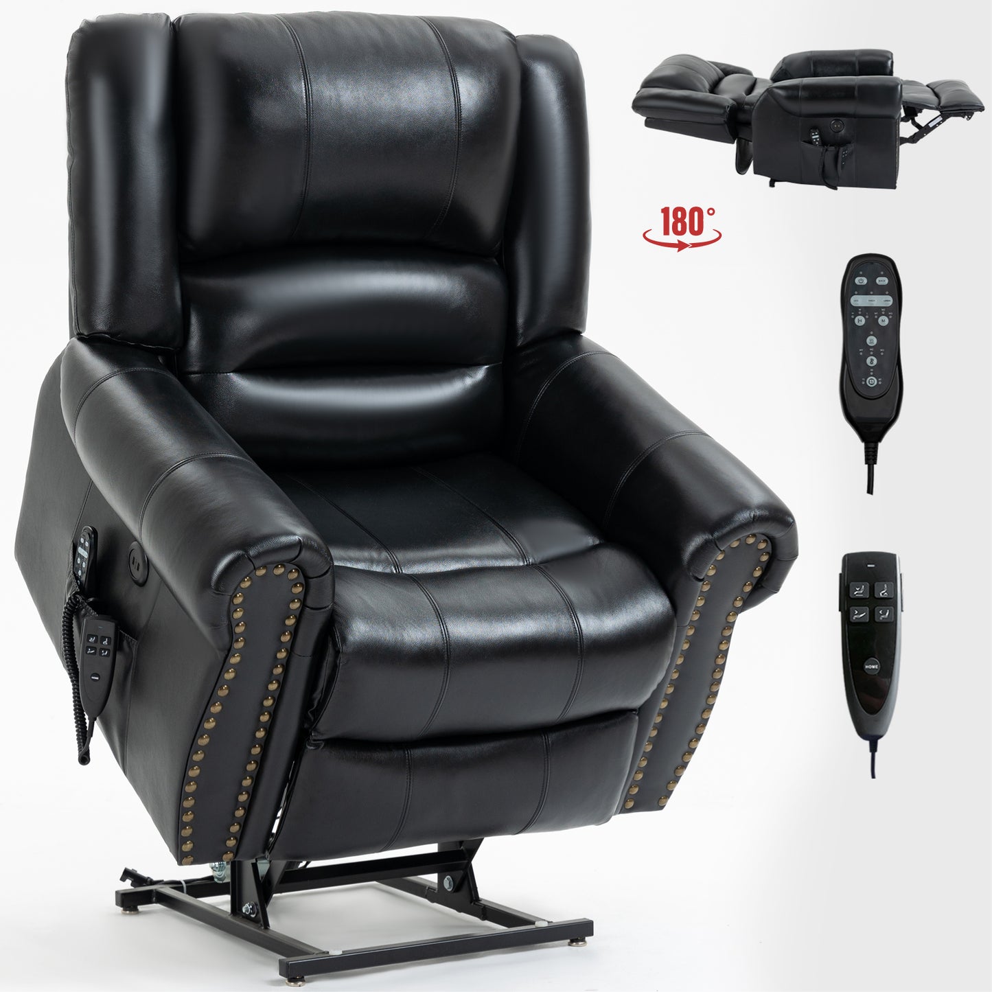 Sonoma Modern Genuine Leather Recliner Chair