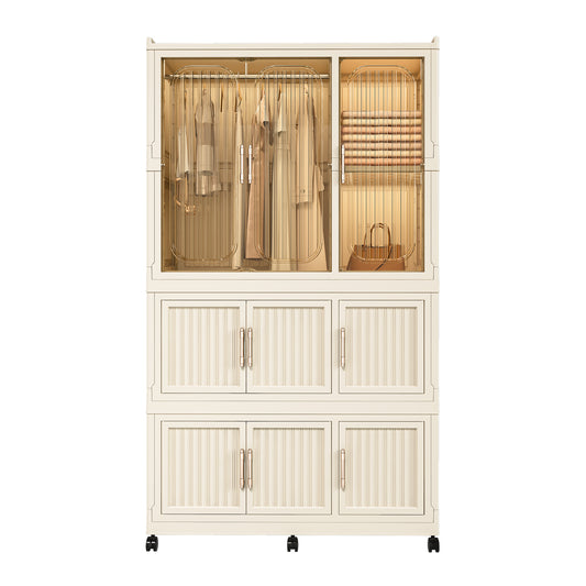 Healdsburg Modern Portable Wardrobe Closet