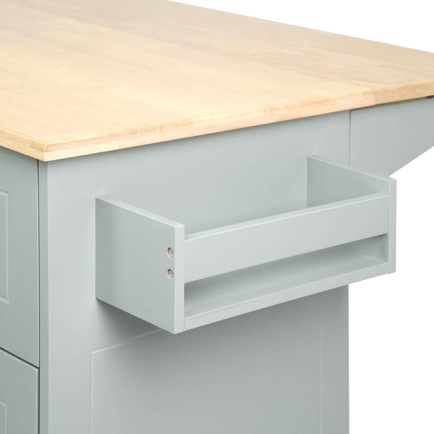 Somerset Modern Rolling Kitchen Cart Organizer
