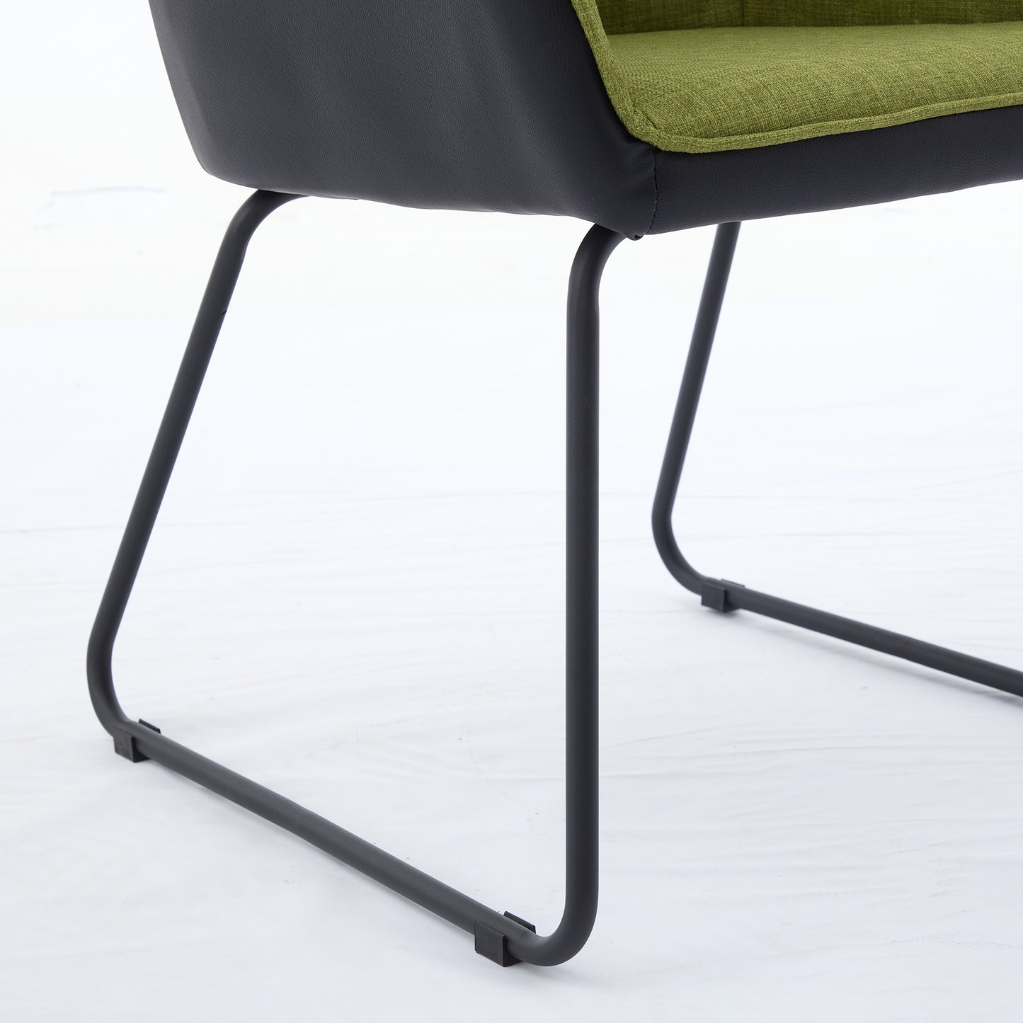 Fitch Modern Green Spliced Dining Chair