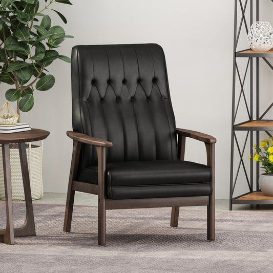 Mission Mid-Century Matte Accent Chair