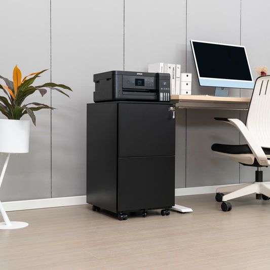 Warmsprings Modern Rolling Steel File Cabinet