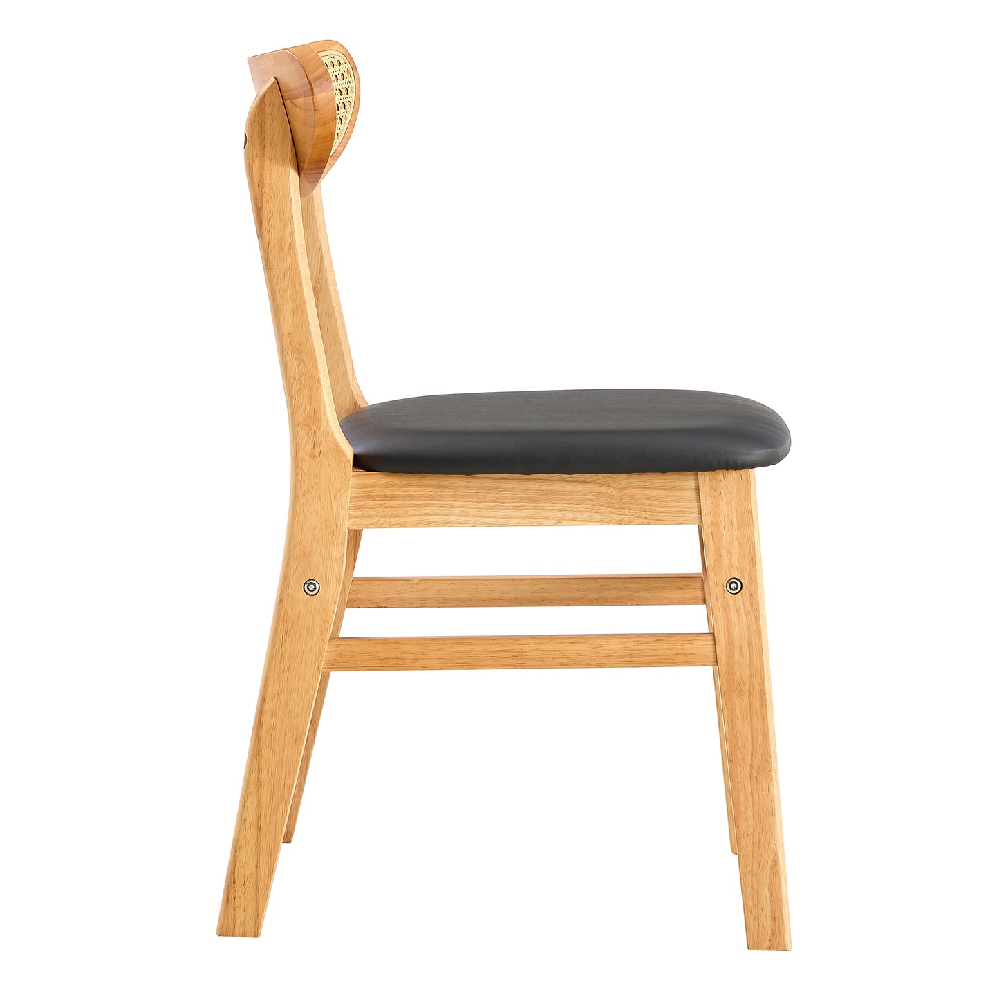 Eda Mid-Century Solid Wood Dining Chair