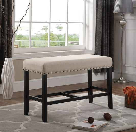 Silverleaf Contemporary Fabric Dining Bench