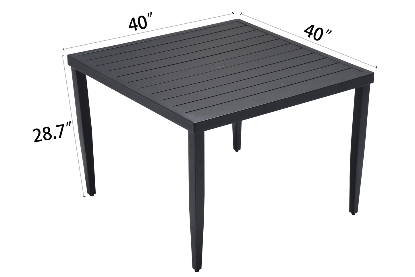 Warmsprings Contemporary Patio Table