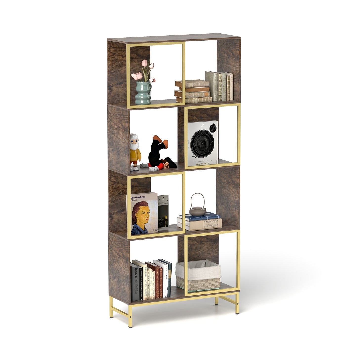 Justo Mid-Century Display Shelf