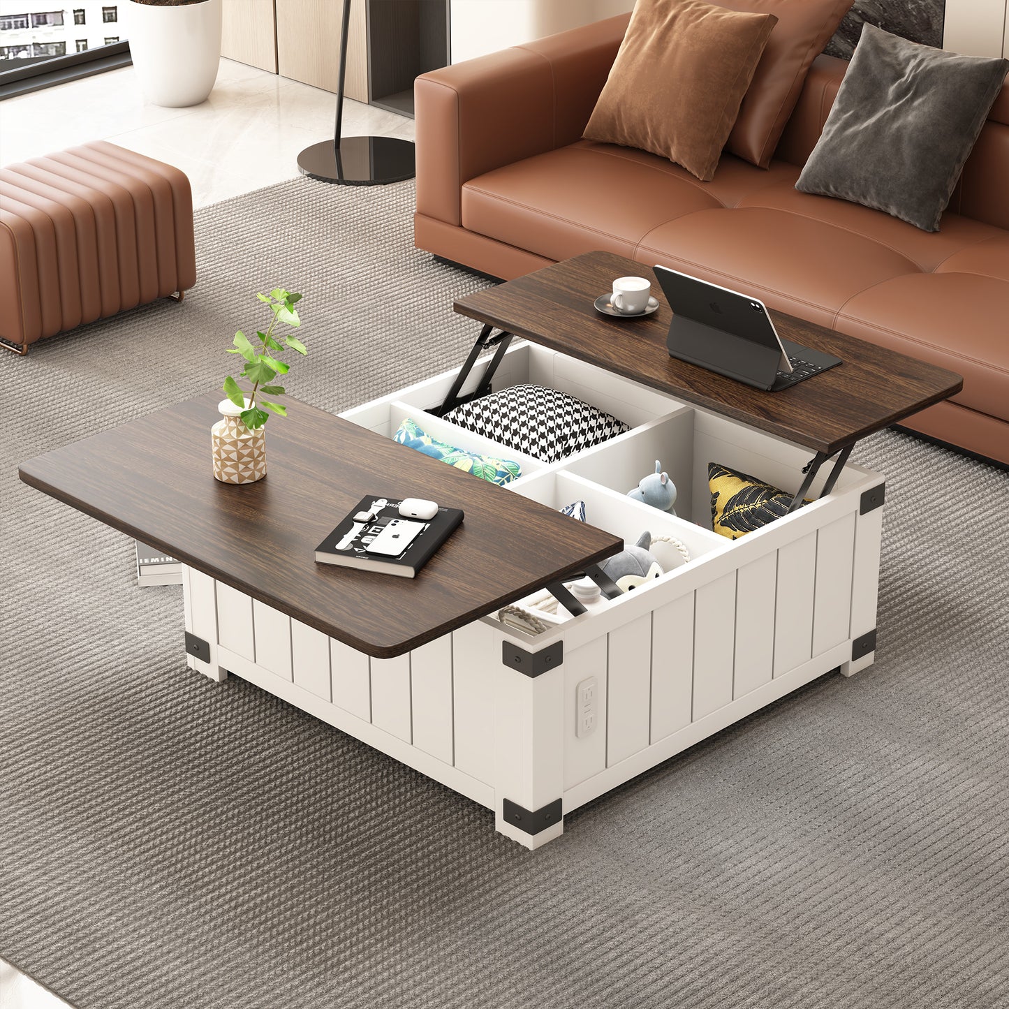 Lula Craftsman Lift Top Coffee Table