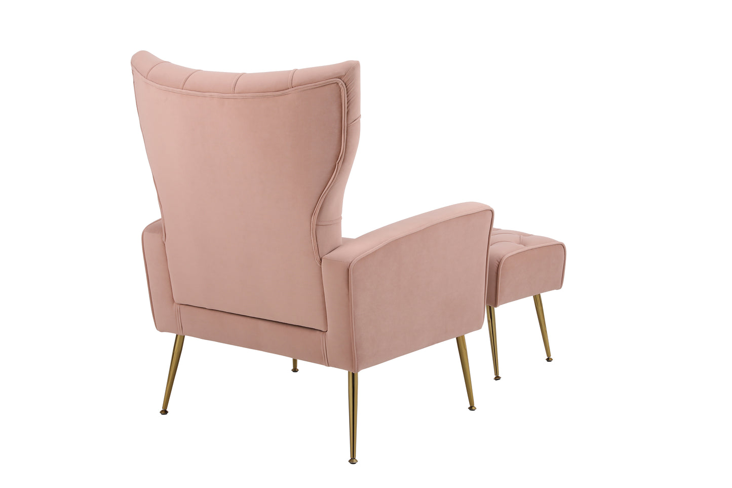 Silverleaf Contemporary Velvet Accent Armchair