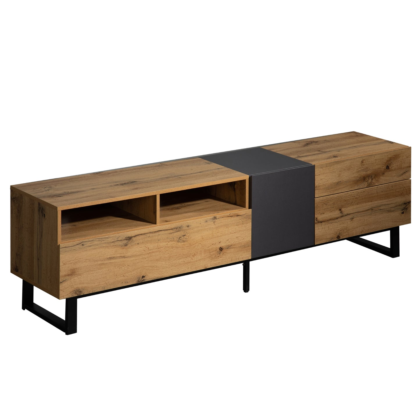 Healdsburg Modern TV Console Entertainment