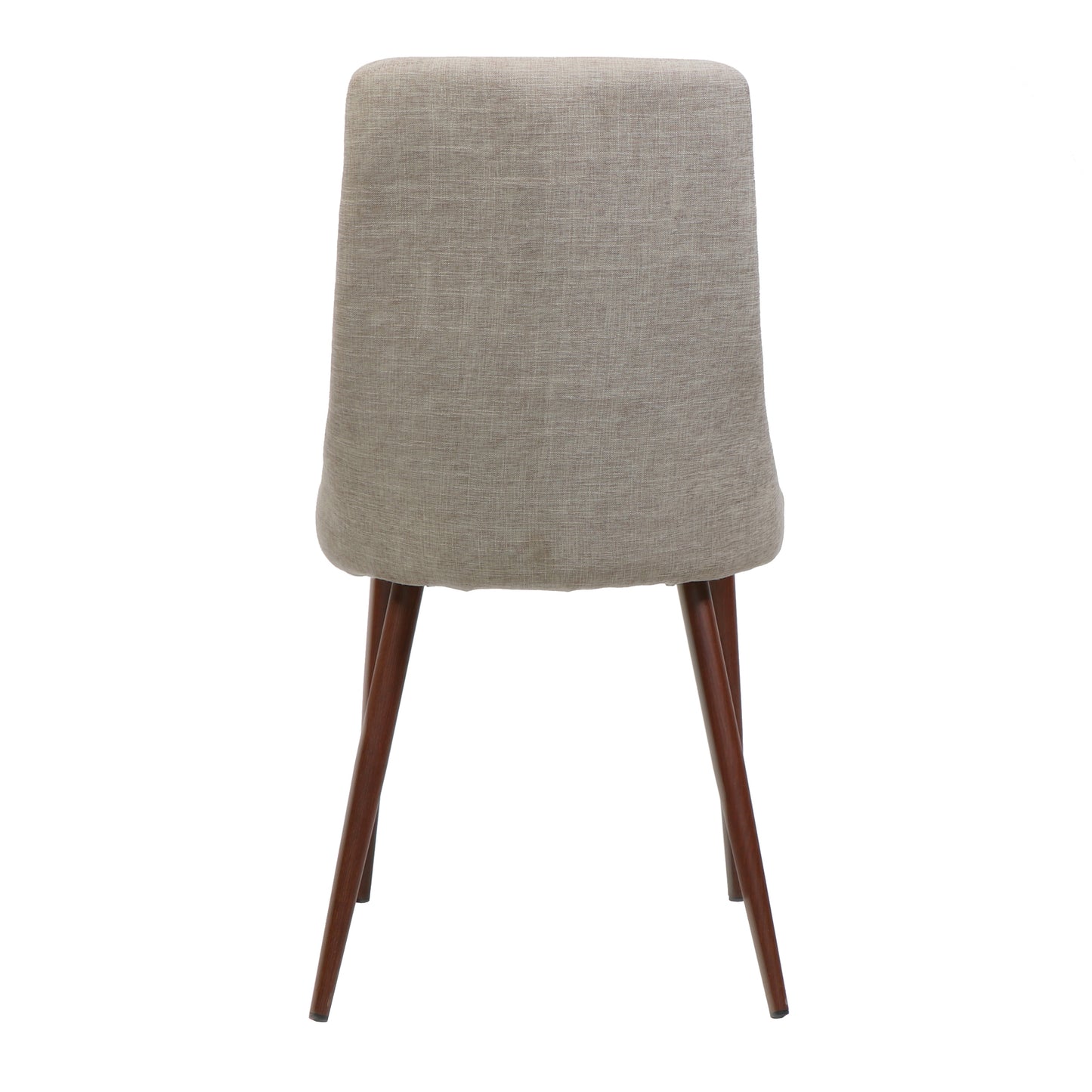 Elmcrest Modern Fabric Armless Dining Chairs