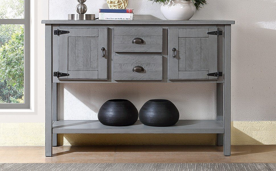 Marcel Craftsman Antique Wooden Sideboard