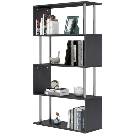 Lazzareschi Modern S-Shaped Bookcase