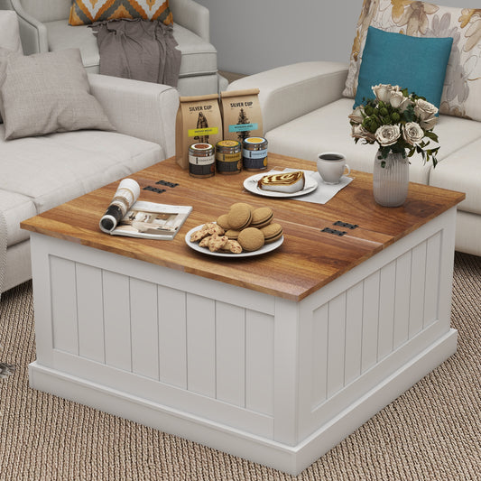 Elmcrest Craftsman Farmhouse Lift Coffee Table