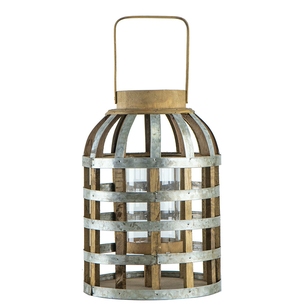 Emery Craftsman Decorative Wooden Lantern