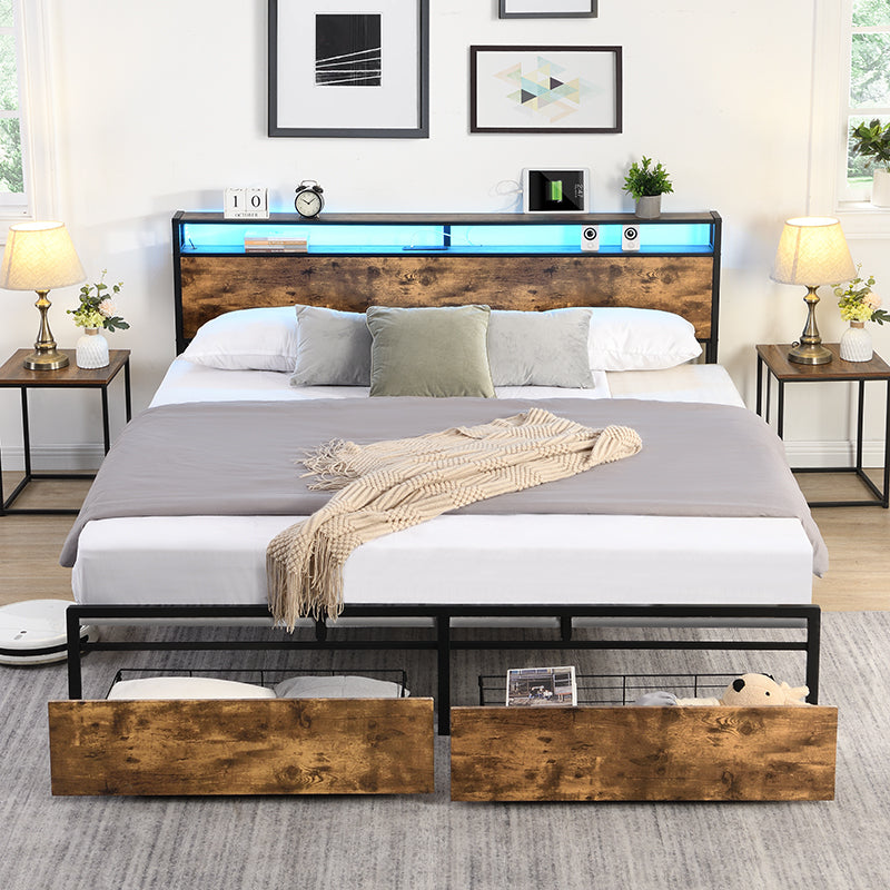 Lula Modern Storage King Bed
