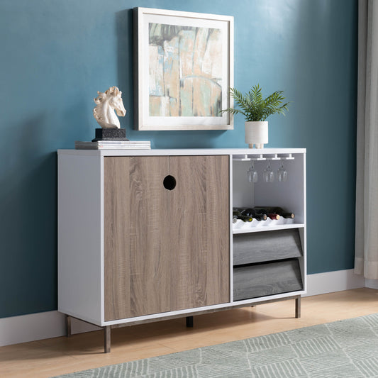 Fremont Contemporary Wooden Display Rack