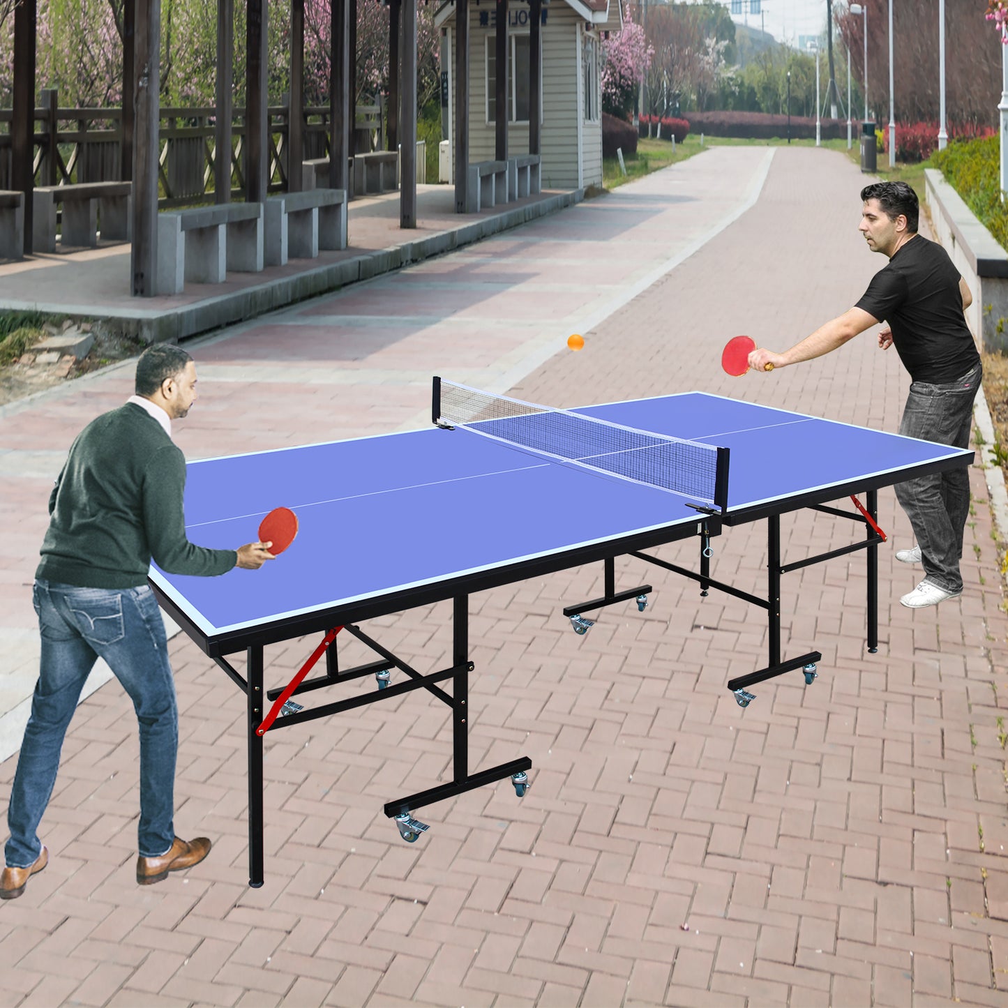 Lazzareschi Modern Foldable Ping Pong
